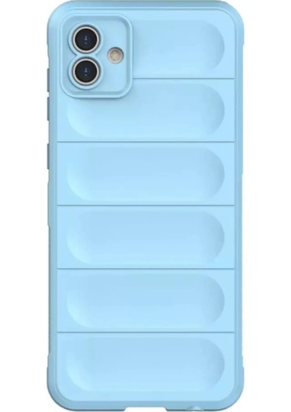 Samsung Galaxy A05 Kılıf Optimum Silikon - Sky Blue Bstmy