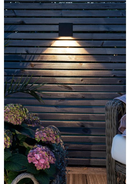 Wally Solar Duvar Lambası 2'li Set IP65, 10X10 Cm, Dış Mekan LED Aydınlatma