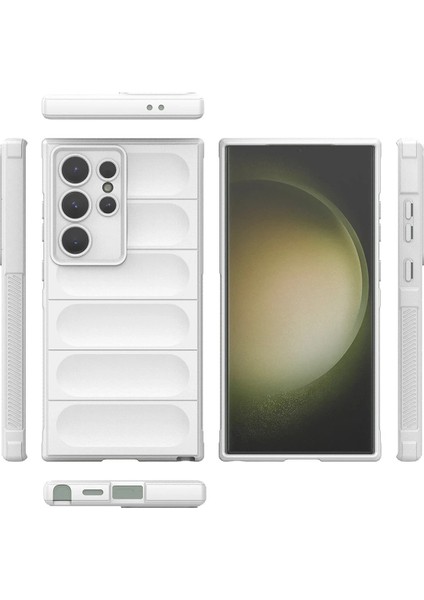 Samsung Galaxy S24 Ultra Kılıf Optimum Silikon - Krem Bstmy fiyatları