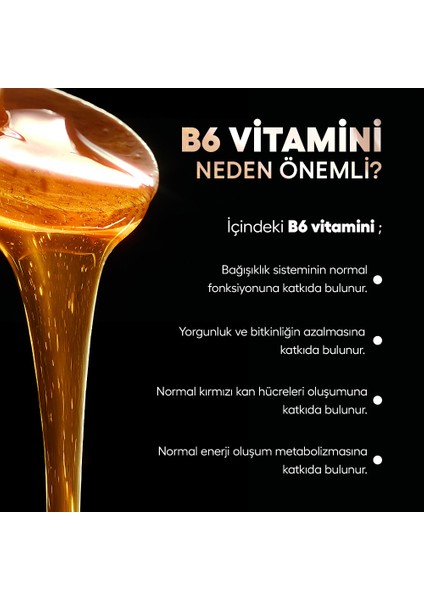 Ham Çiçek Balı + Vitamin B6 850 gr