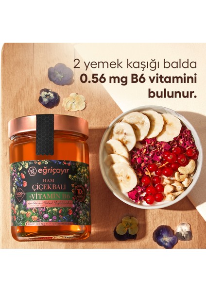 Ham Çiçek Balı + Vitamin B6 850 gr