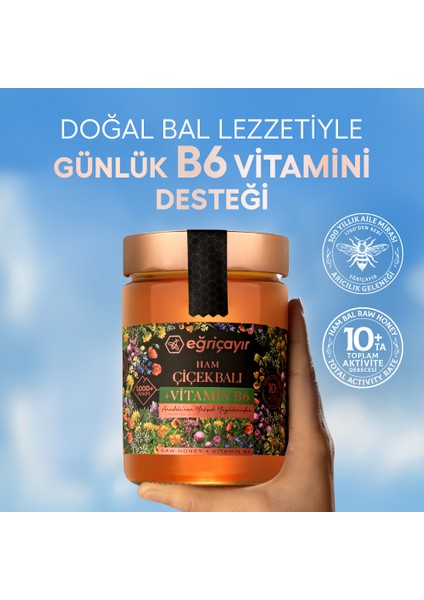 Ham Çiçek Balı + Vitamin B6 850 gr