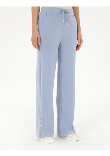 Kadın Mavi Loose Fit Eşofman Altı 50284727-VR249