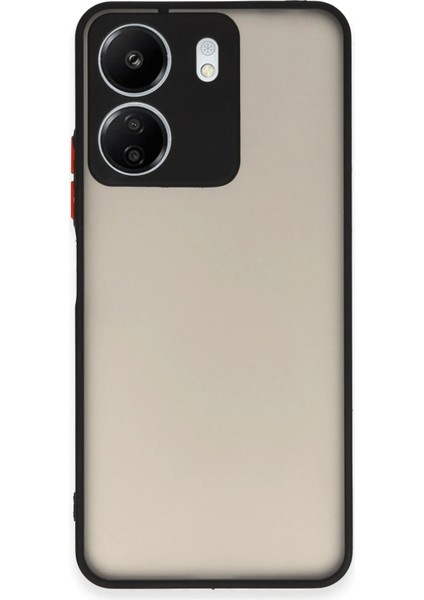 Xiaomi Redmi 13C Kılıf Montreal Silikon Kapak - Siyah Bstmy