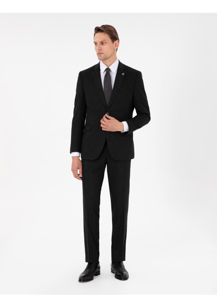 Erkek Antrasit Slim Fit Takım Elbise 50292940-VR006