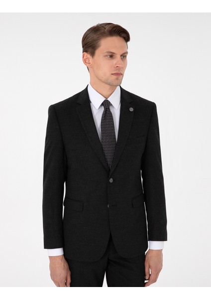 Erkek Antrasit Slim Fit Takım Elbise 50292940-VR006 modelleri