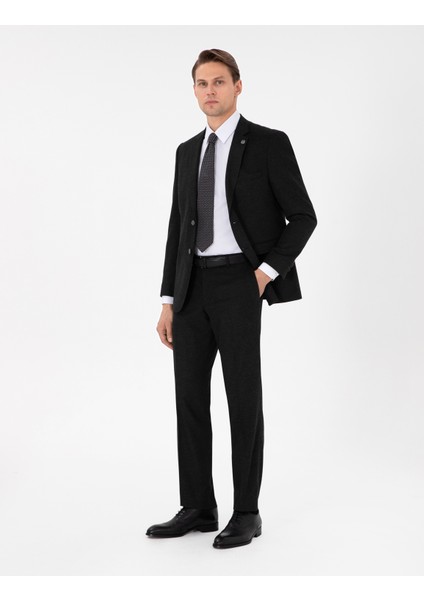 Erkek Antrasit Slim Fit Takım Elbise 50292940-VR006 fırsatları