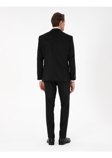 Erkek Antrasit Slim Fit Takım Elbise 50292940-VR006 indirimleri