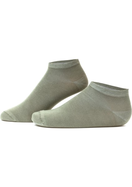 Erkek Erkek Bambu Karışımlı Yeşil Patik Basic Çorap 50308414-VR016