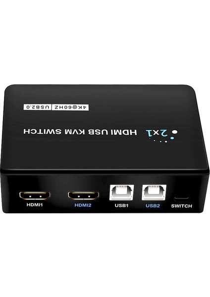4K Hdmı USB Kvm Swıtch 2x1