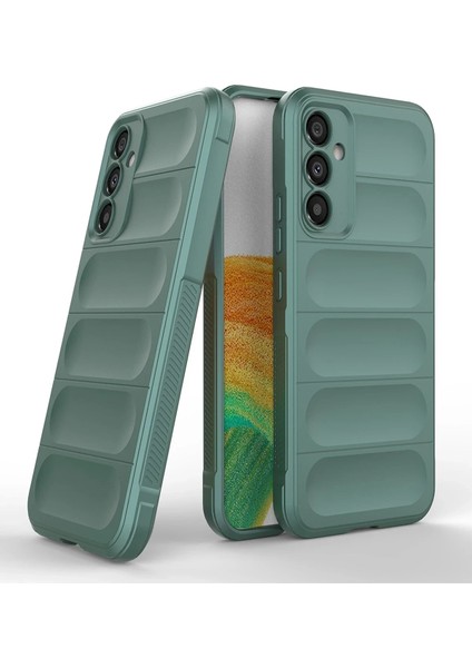 Samsung Galaxy A15 4g Kılıf Optimum Silikon - Koyu Yeşil Bstmy