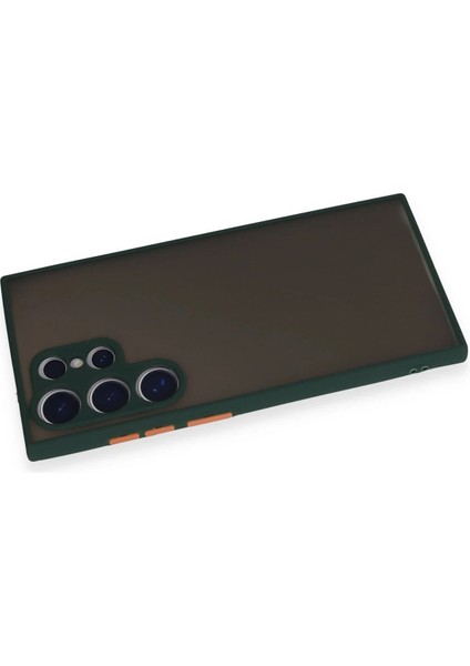 Samsung Galaxy S24 Ultra Kılıf Montreal Silikon Kapak - Yeşil Bstmy modelleri