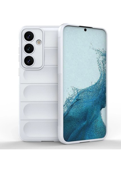 Samsung Galaxy S24 Kılıf Optimum Silikon - Krem Bstmy