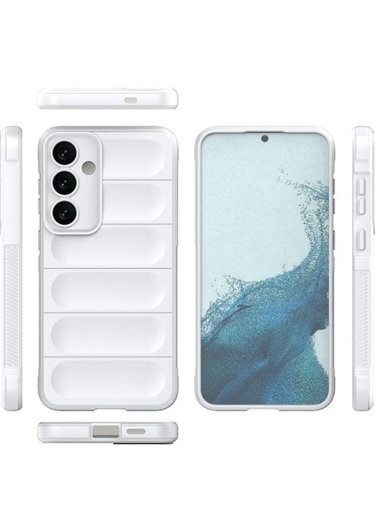 Samsung Galaxy S24 Kılıf Optimum Silikon - Krem Bstmy fiyatları