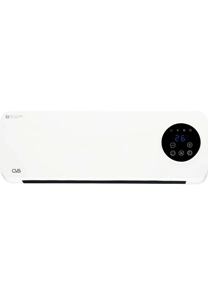 Kumandalı Soğuk - Sıcak Duvar Tipi Fanlı Isıtıcı LED Dokunmatik Dijital Ekran 2000W DN-3053