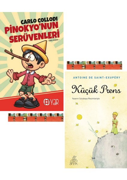 Küçük Prens, Pinokyo’nun Serüvenleri (2kitap) 4.5.sınıflar