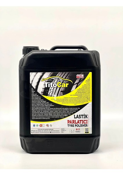 Lastik Parlatıcı Sıvı 5 Litre