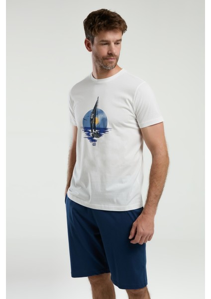 3314 Erkek Şort Pijama Takım