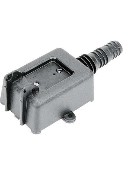 Plastic Bilge Strainer, Ø18/20/24 Hose, Rect. Black