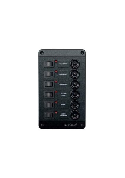 Vetus Sigorta Paneli P6F24 Std. Sigortalı Tip 24V