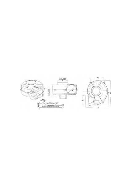 Profesyonel Blower IP44 12V 11,5 A/h