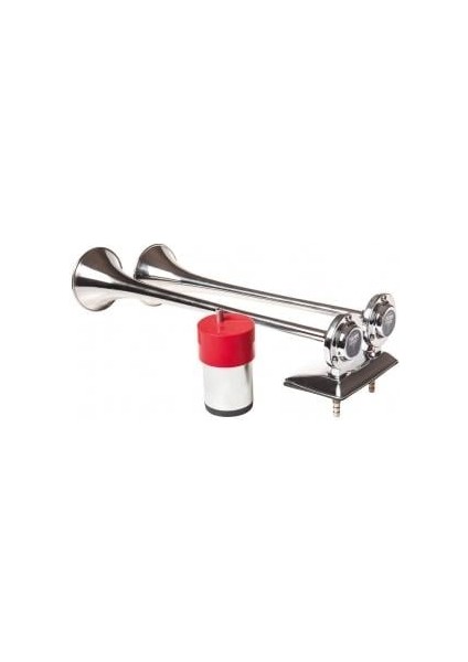 Fiamm Çiftli Havalı Korna. Tip "ponente" Paslanmaz Çelik. BOY:37CM/43CM 24V