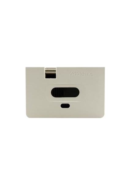 Mobella Sürgü Kapı Kilidi Beyaz 87X55X12 mm