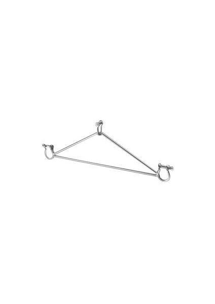 Pasarella Askı Üçgeni. Paslanmaz Çelik. 45CM