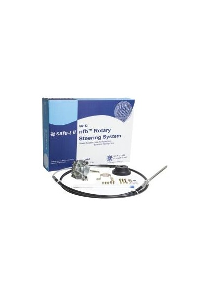 Teleflex® Nfb Safe-T® Iı Dıştan Takma Dümen Sistemi Paslanmaz Çelik Spiral Boyu 19 Feet/5,79 mt