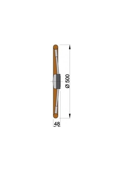 Vetus Dümen Tip PRO50T Ø 500 mm