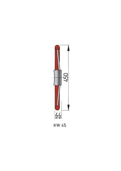 Vetus Dümen, Tip KWL45 Ø 450 mm Göbek Alüminyum
