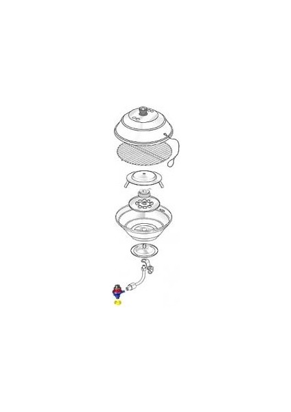 Magma A10-205CE-2 Marine Kettle Gazlı Mangal. Ø 368 mm