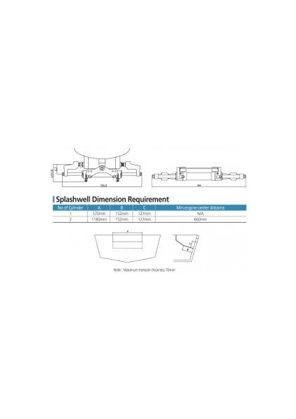 Seafirst Mo 350H-R1 Hidrolik Dümen Sistemi