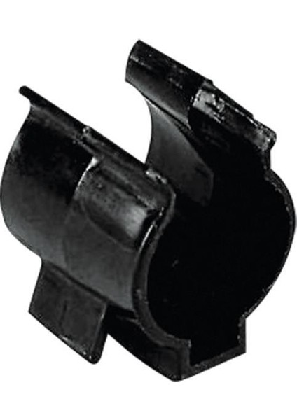 Plastic Support Clip, Adjustable, Ø25/32MM, White