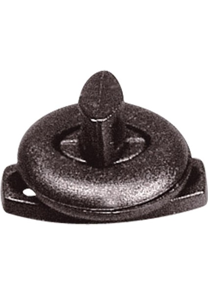 Twist Studd Clinch Plate, Ø29MM, 35X17MM, Black