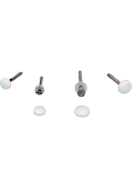 Cap Washer For Screw, Ø4mm, Plastic, White