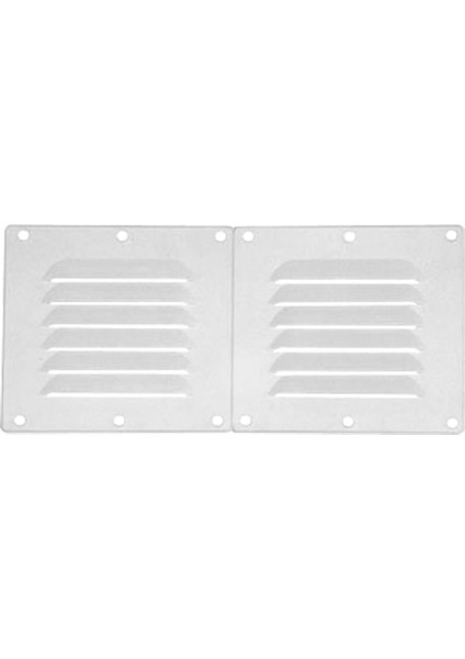 Vent. Shaft Grilles Cover, DOUBLE,255X155MM, Black