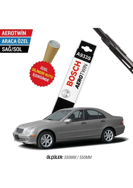 Mercedes C Silecek Seti (2004-2007 W203) Aerotwin A933S