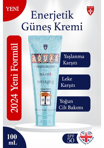 Güneş Kremi Spf 50 Uva+Uvb, 100 ml - Yeni Formül