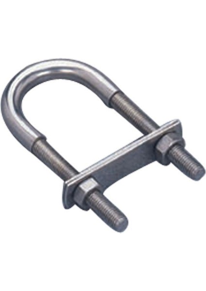 U Mapa, Inox 316, W50MM, L90MM, Ø12MM, W/metrik M10