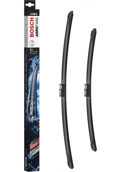 Silecek Süpürgesi 600/475 mm A927S Golf -Octavıa 09 -- 3397118936