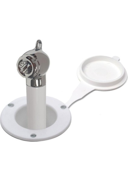 Hortumlu Gömme Duş Beyaz Dr1513