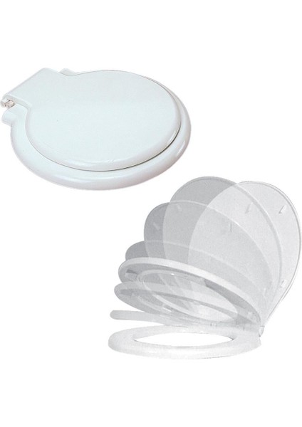 Tuvalet Kapağı Küçük Taş Soft Kapak