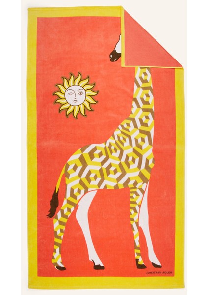 Plaj Havlusu, %100 Pamuk Kadife, Yumuşak ve Tüylü, 103X179 cm