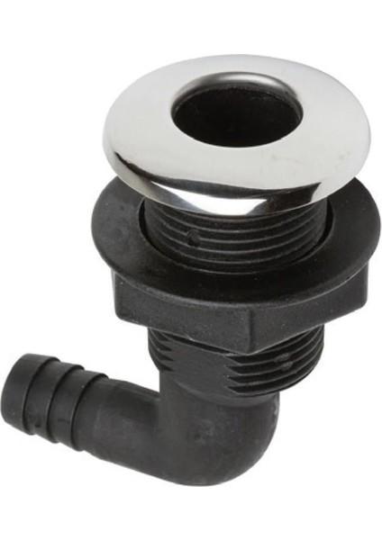 Krom Flanşlı Sintine çıkışı Dirsek 3/4