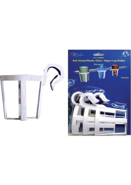 Plastik Bardaklık Beyaz 3'lü Paket