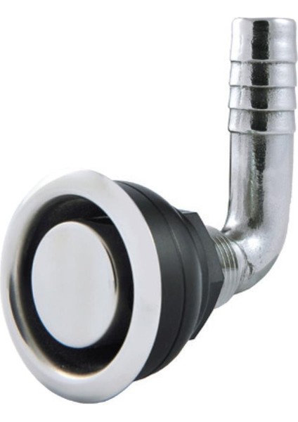 Marine Town Hava Firarı Flanşlı Dirsek 3/4" Krom