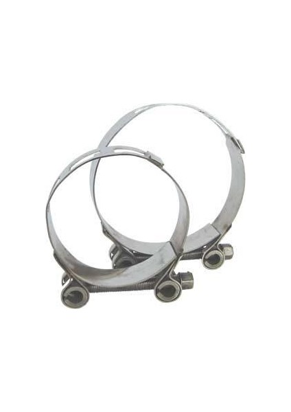 Aısı 316 Paslanmaz Çelik Kelepçe. Ağır Hizmet Tipi. 214-226MM Ebat