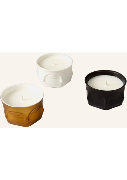 Muse 3’lü Porzelen Mum Seti Yüz Kabartmalı, Farklı Kokulu, Şık Kutulu fiyatları