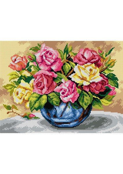Baskılı Goblen Güller 2621 30*40 cm
